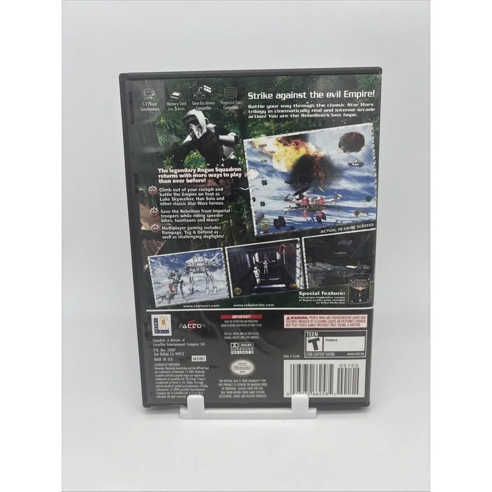 Star Wars Rogue Squadron III: Rebel Strike Nintendo (GameCube 2001) CIB Tested